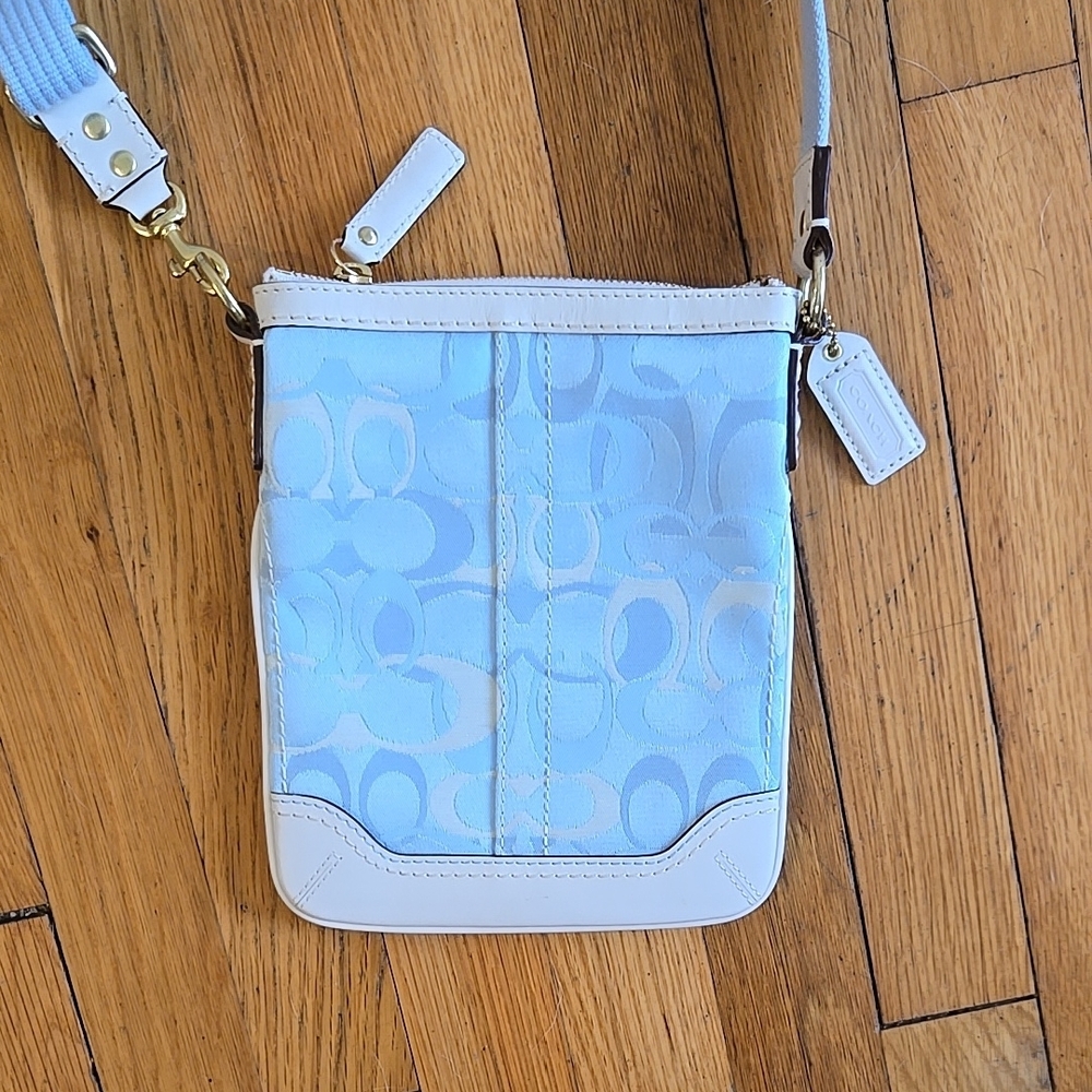 Coach Light Blue Crossbody Bag